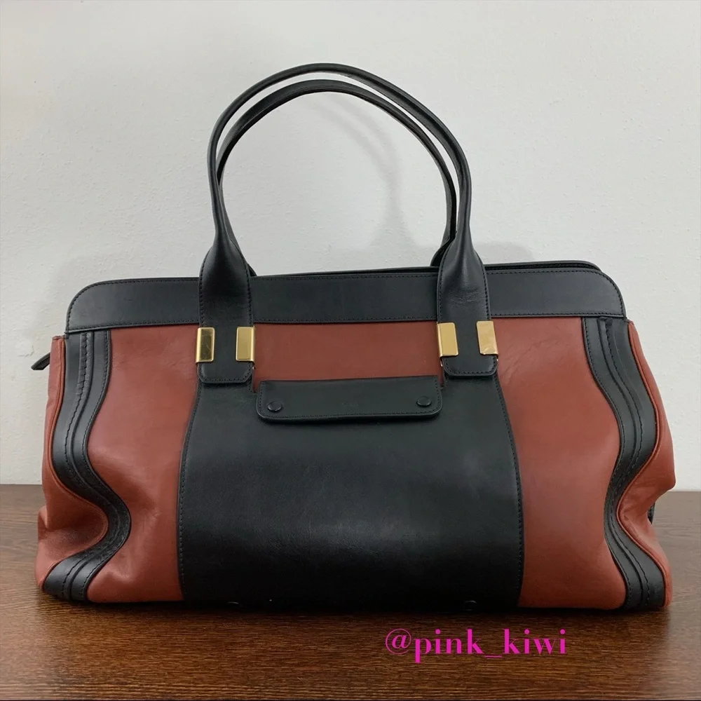 Chloe Large Alice Colorblock Tote